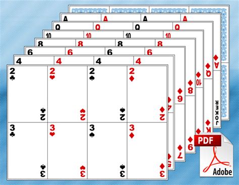 deck of playing cards template|How to Make Playing Cards: 11 Steps (with Pictures).